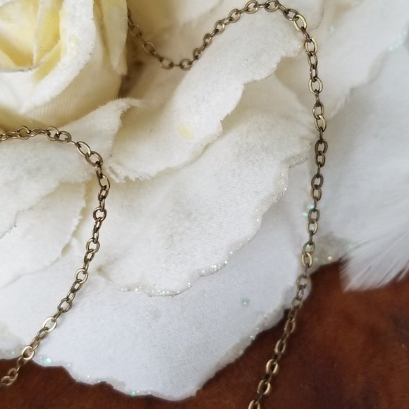 Vintage Sharon Name Wire Necklace on 16" Cable Chain - Picture 4 of 13